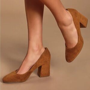 Splendid Hector Whiskey Corduroy Pumps